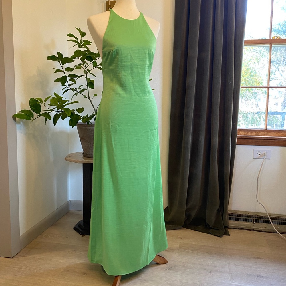 H&M Vibrant Green Maxi Dress